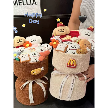 🔥Làm Quà Tặng Bạn Gái Trang trí phòng ngủ góc kawaii Dễ thương Bouquet gấu bông tặng bạn gái Dòng Chó Con Búp Bê Bó Hoa Quà Tặng Sinh Nhật Cô Gái Bạn Gái Dễ Thương Sáng Tạo Quà Tặng Bạn Gái Tanabata L