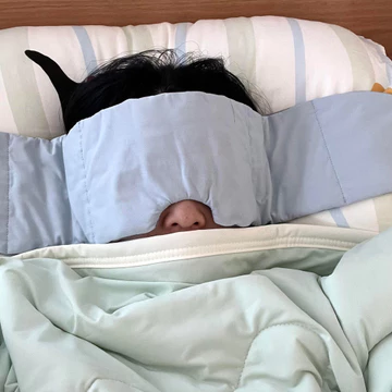 bịt mắt ngủ cao cấp bịt mắt ngủ mềm mại [Ngủ ngon] Mặt nạ hỗ trợ giấc ngủ trọng lực Bóng tối Giảm mỏi mắt Bịt mắt Bịt mắt Vỏ áp lực mắt Mặt nạ mắt Gối ngủ sâu