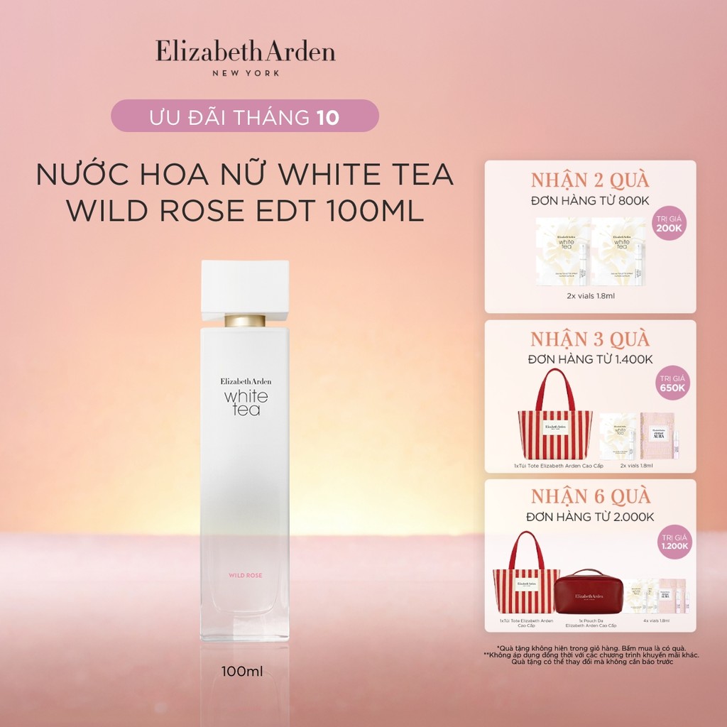 Nước hoa Nữ Elizabeth Arden White Tea Wild Rose EDT 100ml