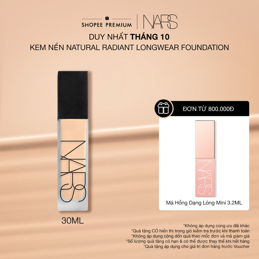 Sản phẩm trang điểm nền dạng kem NARS Natural Matte Longwear Foundation 30ml