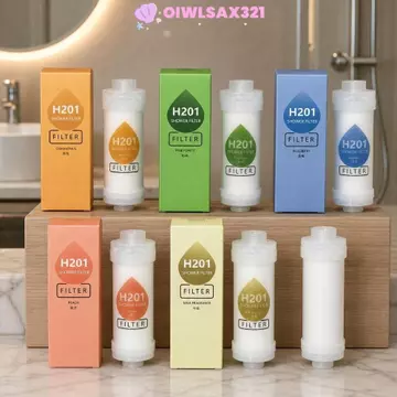 Hộp lọc vòi hoa sen thơm OIWLSAX321, Tắm chăm sóc da Osmanthus / Sữa / Đào / Hương việt quất Bộ lọc đầu vòi hoa sen Vitamin C, Bộ lọc cấp Spa Máy lọc vòi hoa sen tạp chất
