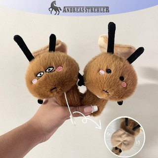 Onetimingfine Hoạt Hình Co Giãn Cánh Gián Clap Vòng Tròn Đồ Chơi Slap Snap Quấn Dây Đeo Tay Vòng Tay Lông Tơ Nhồi Bông Sang Trọng Búp Bê Vòng Tay Quà Tặng VN