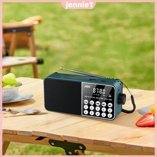 Máy nghe nhạc phát sóng Đài phát thanh không dây tương thích Bluetooth Máy nghe nhạc MP3 không dây Màn hình kỹ thuật số Máy nghe nhạc MP3 âm thanh nổi cho cơn bão khẩn cấp [jennie1.vn]