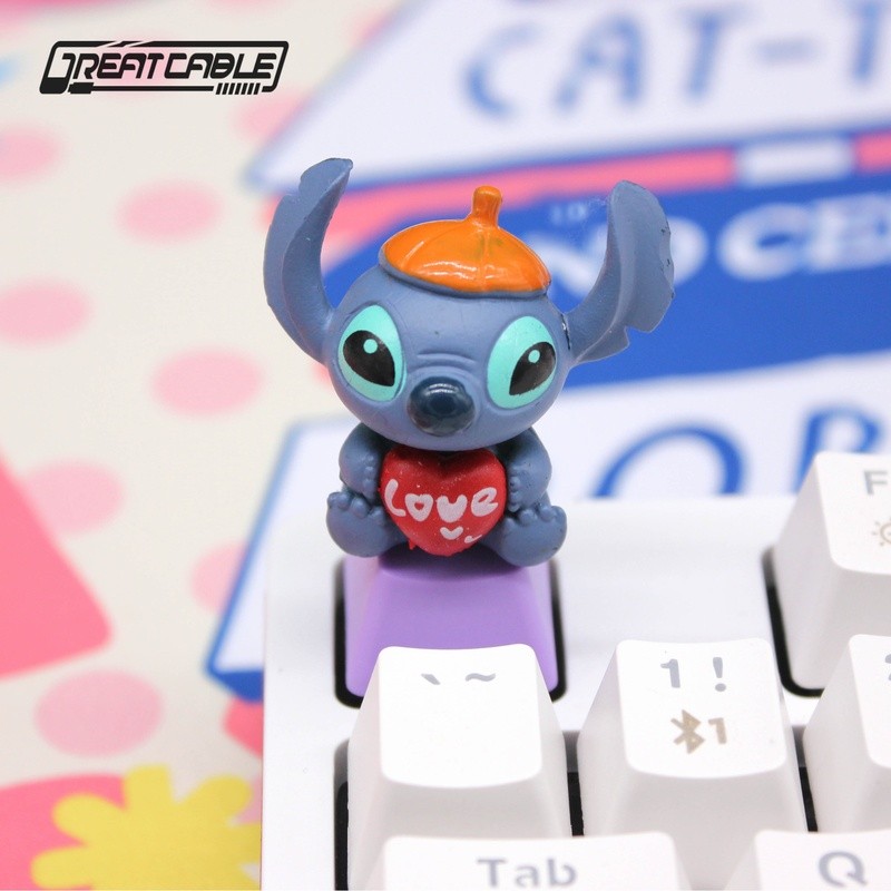 Stitch Bàn phím cơ độc đáo Keycap Ba chiều Búp bê liên sao dễ thương R4 Keycap / lloo