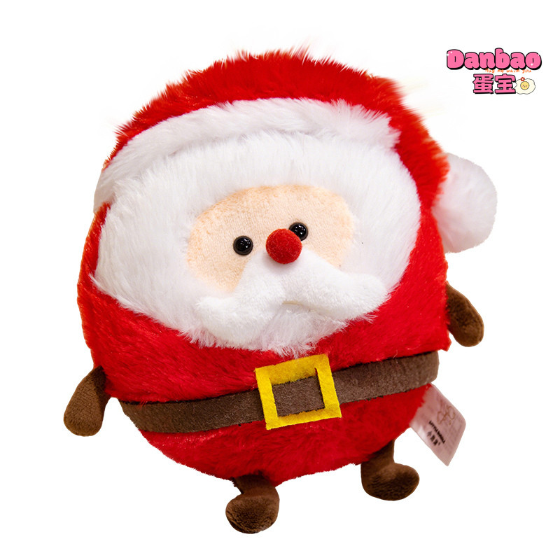 ((DANBAO) Kích thước nhỏ Giáng sinh Bạn bè Đồ chơi sang trọng Búp bê cây thông Noel dễ thương Santa Nai sừng tấm Người tuyết Chất liệu Quà tặng mềm cho bạn bè Quà tặng Giáng sinh Đồ chơi DANBAO
