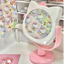 Gương Trang Điểm Để Bàn Mèo Hello Kitty Dễ Thương, Gương Xoay 2 Mặt Makeup Mini Cho Bé Gái, Bạn Nữ