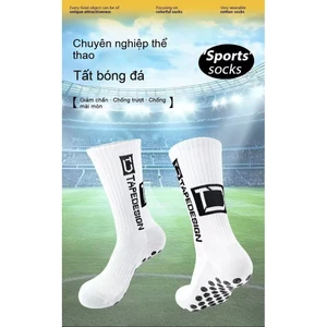 Vớ bóng đá chống trượt TAPEDESIGN mềm mại, co giãn, chống trượt, thấm hút mồ hôi và thoáng khí