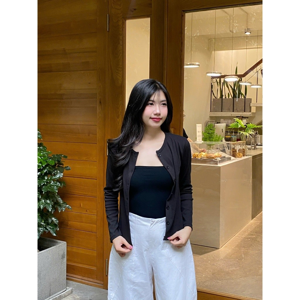 [MÀU MỚI] Áo Khoác Cardigan Trơn Nhiều Màu Peonyb Mùa Thu Đông Kiểu Dáng Bánh Bèo Tiểu Thư Hotgirl Đẹp