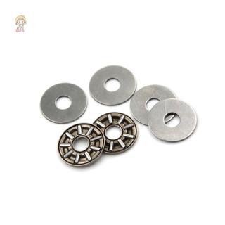 TWE 2 bộ AXK0619 Vòng bi lăn kim lực đẩy có hai vòng đệm 6mm x 19mm x 2mm VN