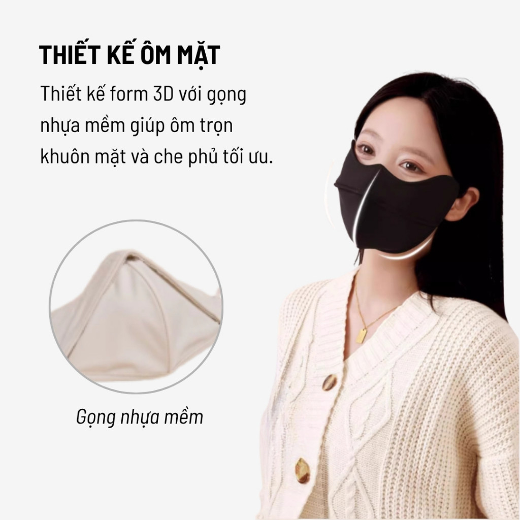 Combo 2 chiếc khẩu trang UV Unicare Proof Mask chống tia UV UPF 50+ bảo vệ da tối ưu - Chính hãng