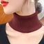 Khăn quàng cổ cao GUSTAVA, Máy giữ ấm cổ có thể tháo rời chống gió, Áo cao cổ dệt kim cho nữ