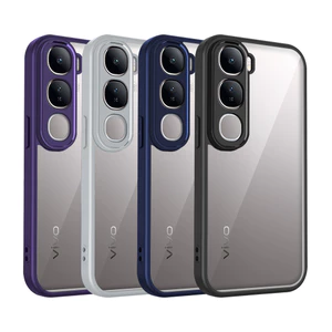 Ốp lưng Vivo Y21D Vỏ trong suốt mờ thời trang cho Vivo Y21D Vỏ điện thoại