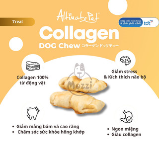 Snack cho chó Gặm sạch răng Collagen Altimate gói 90gr