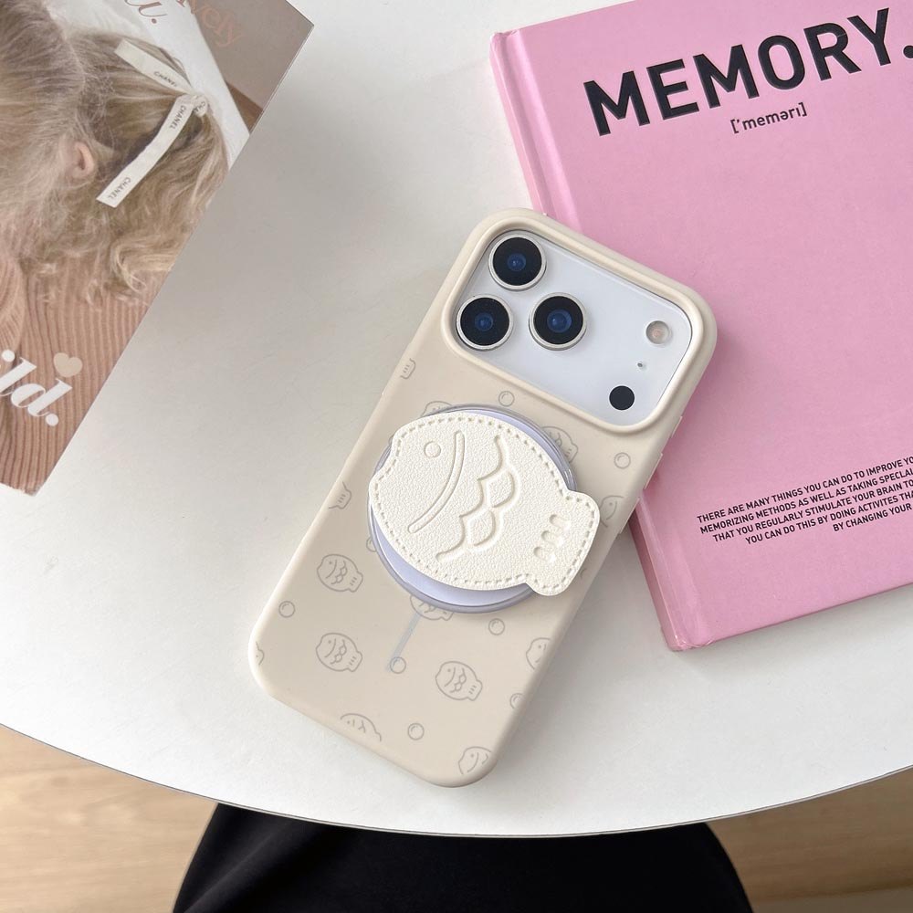 Ốp lưng TPU Tương thích với iPhone 13 14 14Pro 14ProMax 15 15Pro 15ProMax 16 16Pro 16ProMax 17 17Pro 17ProMax Vỏ nam châm họa tiết cá bong bóng