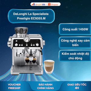 Máy pha cà phê espresso DeLonghi La Specialista Prestigio EC9355.M - Bảo hành chính hãng 12 tháng