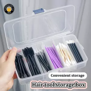 {TB & Bag} 5 / 6 Hộp Bảo Quản Ngăn Lưới Bông Tai Vuông Trong Suốt Hộp Đựng Trang Sức Tìm Phụ Kiện Paaging Hạt Ngọc Trai Sắp Xếp.