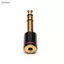 Luckyew 6.35mm 1 / 4 Nam đến 3.5mm 1 / 8 Nữ Kết Nối Stereo Tai Nghe Adapter Âm Thanh Ja Adapter Cho Cáp Aux Tai Nghe TQ