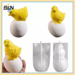 Khuôn silicon trứng và chuông Phục sinh B & N | Lý tưởng cho các bức tượng thạch cao Phục sinh, s, đồ thủ công bằng nhựa | Hoàn hảo.