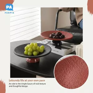 Khay đựng trái cây có họa tiết Đế chống trượt ổn định Thiết kế tối giản thanh lịch cho gia đình Màn hình phục vụ kẹo ốc sên VN