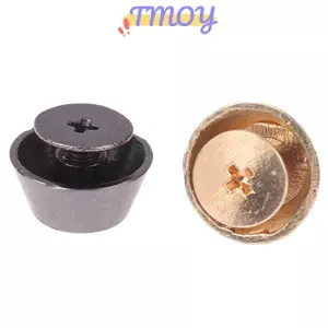 TMOY 10 Bộ Túi Kim Loại Chân Đáy Đinh Tán Cho DIY Da Đinh Tán Túi Bảo Vệ Mặc Đinh Tán Cho Túi Đáy Túi Thắt Lưng Phụ Kiện TMOY