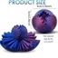DONOVANQQ Gear Ball, Chất liệu thủ công chắc chắn 3D in 3D Đồ chơi Fidget in 3D, Bánh răng lưới không dây sáng tạo Nhỏ gọn Nhẹ nhàng Quay bóng làm việc nghỉ ngơi