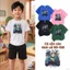 Áo thun bé trai hình hoạt hình năng động tay cầm ga họa tiết cho bé trai nhỏ