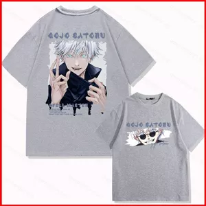 GC1 Jujutsu Kaisen Gojo Satoru thoải mái áo thun mềm mại mùa hè Áo thun Anime tay ngắn hàng đầu GC1