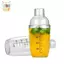 Cốc lắc tay Cotail bằng nhựa có vảy 350ml / 530ml / 700ml / 1000ml Trà sữa Uống Bình lắc Dụng cụ thanh trộn ELWW