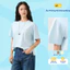 Áo Phông Nữ Yody Boxy thun cổ rib co giãn năng động mềm mại WCTS26S008