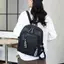 Ba lô Nylon PYCOU, Túi đi học phong cách đại học dung tích lớn, Túi du lịch nhẹ đơn giản thời trang dành cho nữ