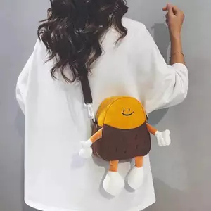 Dễ Thương Mini Túi Vải Nữ Phong Cách Mới Niche Cô Gái Thường Ngày Túi Điện Thoại Di Động Trẻ Em Hoạt Hình Túi Messenger s
