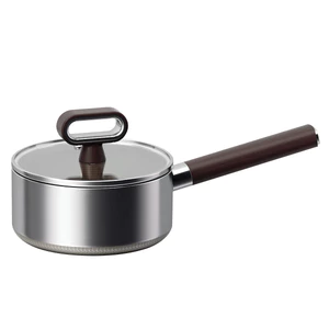 Quánh bột inox đúc liền khối Morico MPT800, Dung Tích 1.5L, Phủ Titanium Shield, Nấu Cháo Ăn Dặm