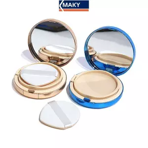 MAKY 12g Đệm Không Khí Hộp Rỗng BB Hộp Đựng Kem Có Bọt Biển Puff Và Gương Du Lịch Trang Điểm Phụ Kiện Hộp Mỹ Phẩm Di Động VN