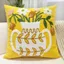 Gối tựa sofa thêu hoa cotton có ruột gối trang trí phòng khách phòng ngủ văn phòng mềm đẹp phong cách kem quà tặng nữ