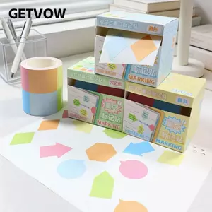 GETVOW 360 Cái / Hộp Tab Chỉ Số, Công Suất Lớn Kéo Ra Giấy Dán, Đa Năng Nhiều Màu Nhãn Dán Chia Tập Tin Học Sinh