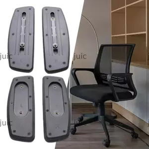 JUIC 2 Cái / 1 Cặp Tay Vịn Thay Thế, Có Lỗ Gắn Miếng Lót Tay Ghế Văn Phòng Chống Nước, Bền Đa Năng Cố Định / Trượt Gắn Ghế Chơi Game Phần Ghế Để Bàn Tay