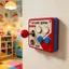 Retro Arcade Switch Bảng Điều Khiển ốp Tường Tấm Bao 3D In Cần Điều Khiển Trang Trí Nhà Phòng Rocker Tấm Tường Trang Trí shopidaevn