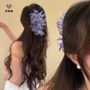 Xuân Hè Ngọt Ngào Nhện Đỏ Lily Kẹp Tóc Nữ Thanh Lịch Kẹp Tóc Trên Ba Phụ Kiện Tóc Thời Trang Cô Gái Tạo Kiểu Tóc [Mina]