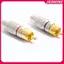 JASMINE 10 Chiếc RCA Cắm Âm Thanh Video Loing Cáp Nam Kết Nối Mạ Vàng JASMINE