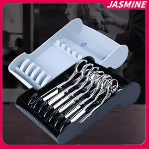 JASMINE Salon Mới Kéo Vị Trí Ra Cắt Tóc Kéo Hộp Bảo Quản Khay Làm Tóc Tạo Kiểu Phụ Kiện JASMINE