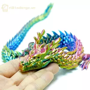 GE 3D In Hình Rồng Trung Quốc Toàn Thân Khớp Di Chuyển Được Nội Thất Nhà Trang Trí Trang Trí Đáng Thu Thập Đồ Chơi Sáng Tạo VN