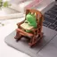 GE Nhật Bản Mini Ếch Nhựa Xoay Ghế Động Vật Dễ Thương Trang Trí Cho Phòng Văn Phòng Ô Tô Để Bàn VN