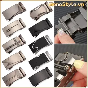 Khóa thay thế thắt lưng MONOSTYLE, Khóa thắt lưng sắt có thể điều chỉnh, Phụ kiện kinh doanh Đầu thắt lưng nam DIY