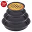 AA 10 / 11 / 12 / 14 Inch Bánh Pizza Chảo Nonsti Thép Carbon Khay Pizza Tròn Tấm Nướng Bánh Cho Tự Chế Lò Nướng Pizza Chảo Dụng Cụ Nhà Bếp VN