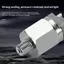 SRVN 1 Cái 0.1-1Mpa QPM11 Công tắc áp suất không khí có thể điều chỉnh NO NC Màng thủy lực để thử nghiệm khí nén trong phòng thí nghiệm.