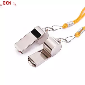 ECK Kim Loại Còi Trọng Tài Thể Thao Bóng Bầu Dục Thép Không Gỉ Còi Bóng Đá Bóng Rổ Đảng Đào Tạo Trường Cổ Vũ Dụng Cụ HOT