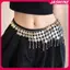 JASMINE Kim Loại sel Dây Thắt Lưng Vintage Bạc Phong Cách Bohemian Thắt Lưng Cơ Thể Trang Sức Eo Trang Sức Phong Cách Dân Tộc Thắt Lưng JASMINE