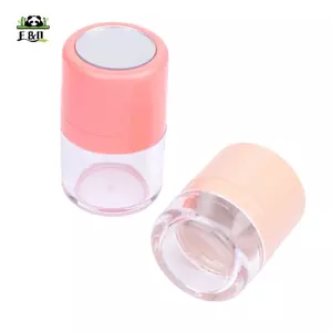 Hộp bột rời rỗng Mini có thể đổ lại có bột Puff Diy Hộp đựng bột mỹ phẩm Blusher Hoàn thiện hộp đựng lọ bột EMKK
