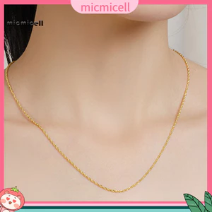 MIC _ 60cm Vòng Cổ Phù Hợp Với Phụ Kiện Trang Sức Màu Vàng Unisex Keel Dây Chuyền Vòng Cổ Quà Tặng Sinh Nhật