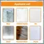 Vinyl Record Wall Mount, 18 Chiếc Acrylic Vinyl Record Holder Tự Dính Clear Vinyl Display Kệ Không Khoan